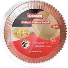 COOK AIRFRAY PİŞİRME KAĞIDI 16CM 25Lİ