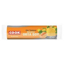 COOK BÜZGÜLÜ ÇÖP TOR. KAVUN 55*60 15Lİ
