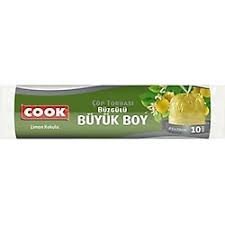COOK BÜZGÜLÜ ÇÖP TOR. LİMON 55*60 15 Lİ