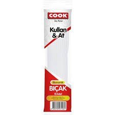 COOK EKO PLASTİK BIÇAK 10LU