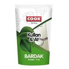 COOK KARTON BARDAK 7 ÖZ 10LU