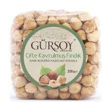 GÜRSOY ÇİFTE KAVRULMUŞ İÇ FINDIK 250GR