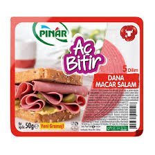 PINAR AÇ BİTİR DANA MACAR SALAM 50 G