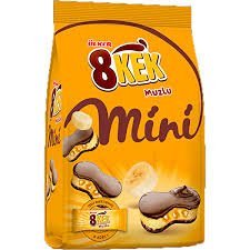 ÜLKER 8 KEK MUZLU MİNİ 162 G