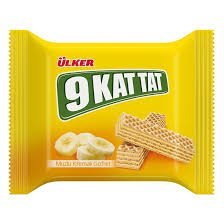 ÜLKER 9 KAT TAT MUZLU GOFRET 39 G