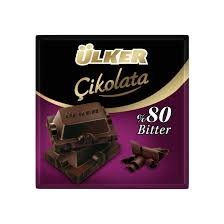 ÜLKER ÇİKOLATA %80 BİTTER 60 G